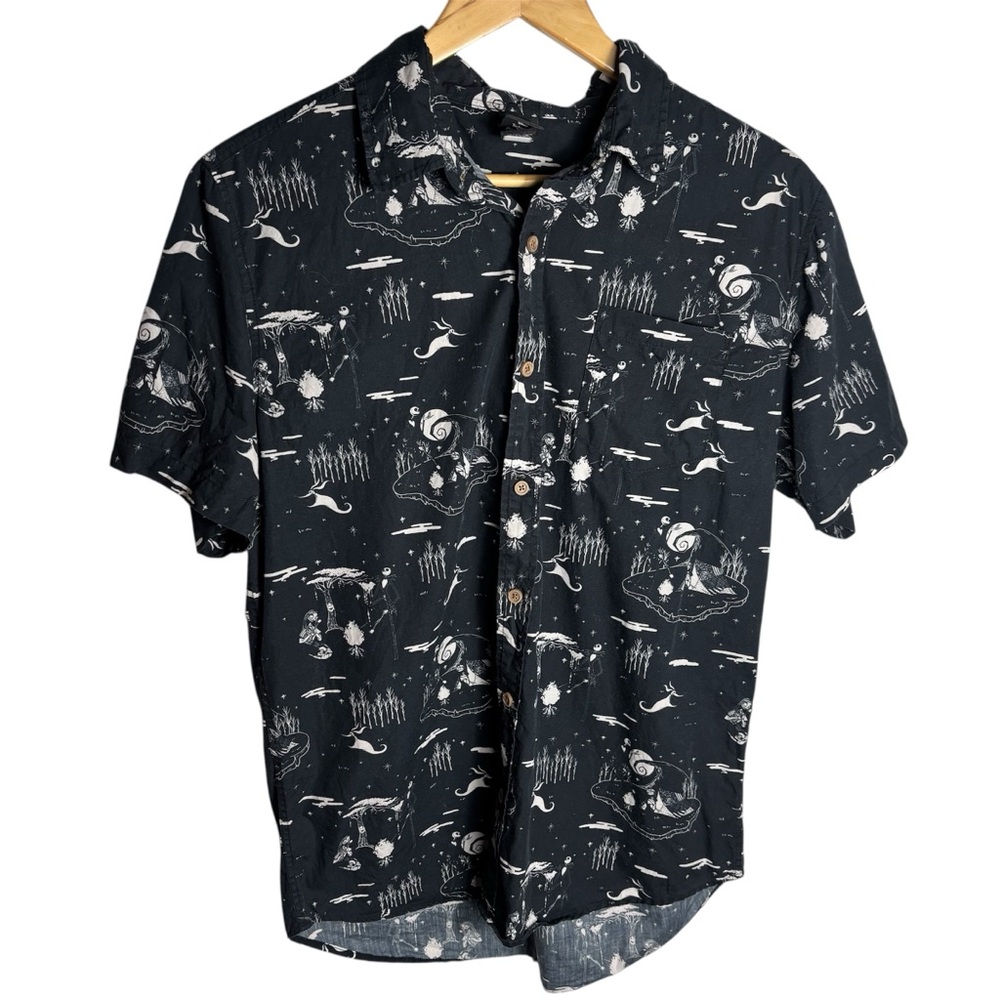 Disney Organic Cotton Nightmare before Christmas button down shirt unisex